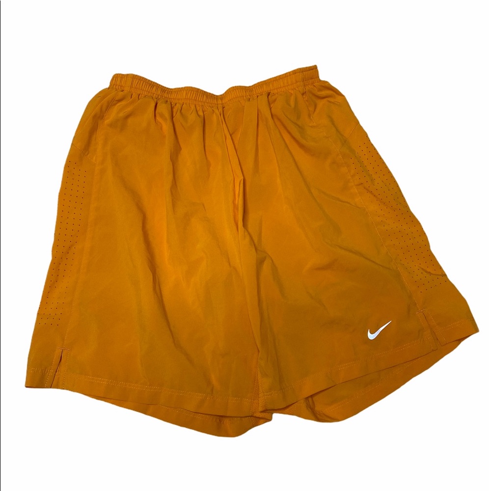 Mens NIKE Orange DRI-FIT Shorts MED